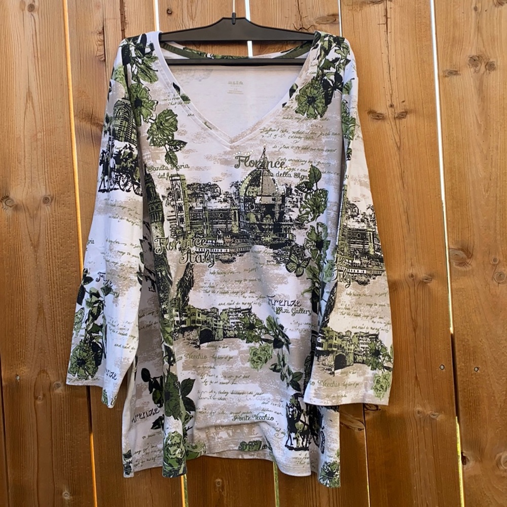 Alia 3/4 Sleeve Ladies Top